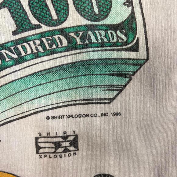 1996 Gus Frerotte ‘He’s On The Money’ Reskins NFL Tee - Picture 3 of 6